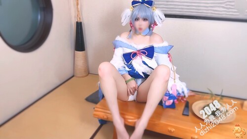 [MP4/5.3G]｜雞教練｜Cosplay｜阮梅｜初音兔子洞｜自慰絲足｜啪啪內射｜ 8V