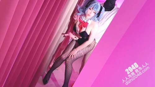 [MP4/5.3G]｜雞教練｜Cosplay｜阮梅｜初音兔子洞｜自慰絲足｜啪啪內射｜ 8V