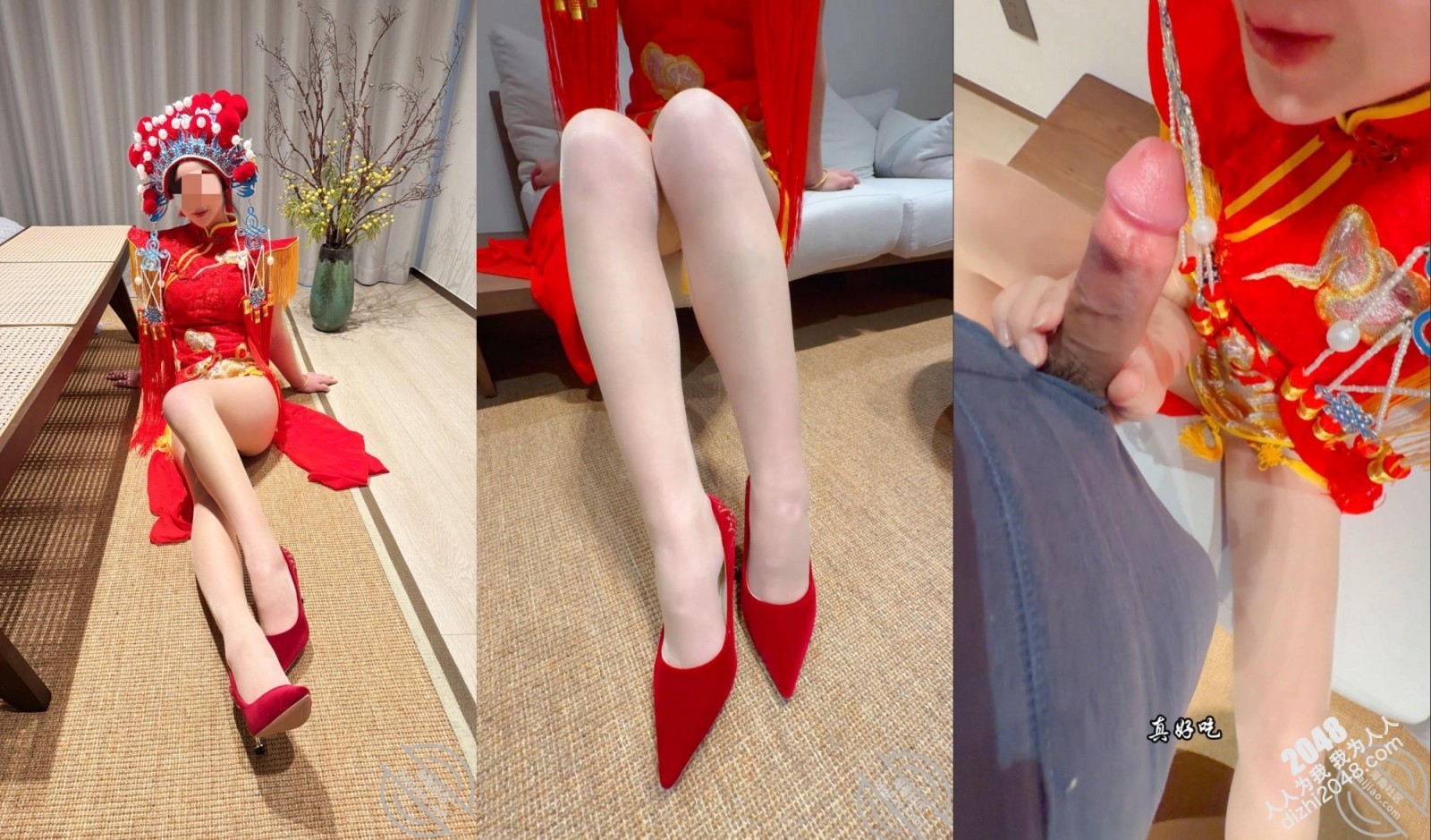 乱伦大神【会喷水的亲姐姐】付费钻石贴，元旦贺岁，跨年夜穿中式服双洞齐开，大量潮喷变相给大家拜年